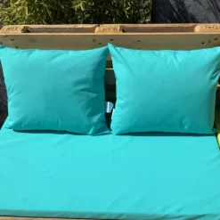 Ensemble de 2 coussins extérieurs pour salon palette