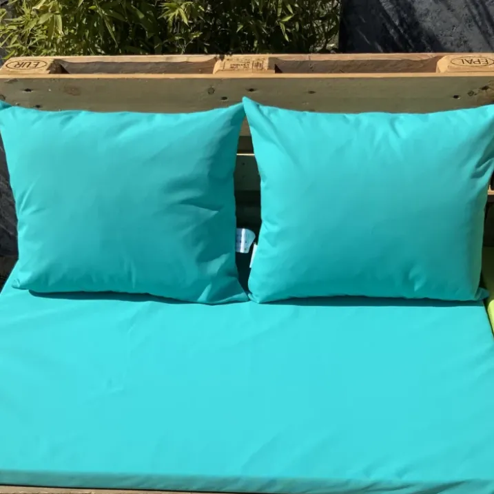 Ensemble de 2 coussins extérieurs pour salon palette