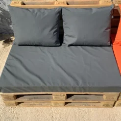 Ensemble de coussins palette en tissus téflon supérieur