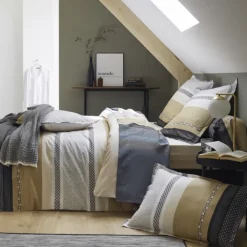 Ensemble draps et traversin Marlow