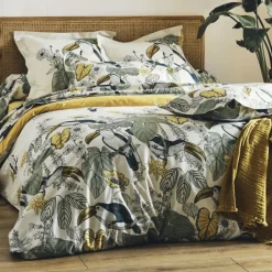 Ensemble draps et traversin Toco