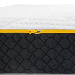 Ensemble matelas à mémoire de forme ferme + sommier en bois