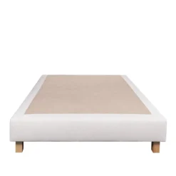 Ensemble matelas mousse 26 cm et sommier beige