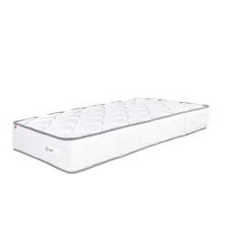 Ensemble matelas mousse 20 cm et sommier beige