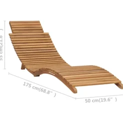 Ensemble transats et table en teck