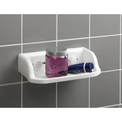 Etagère de douche à ventouses