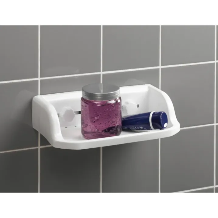 Etagère de douche à ventouses
