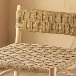 Fauteuil bas bois organique