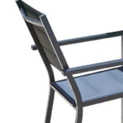 Fauteuil empilable en textilène