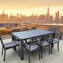 Fauteuil en aluminium et empilable