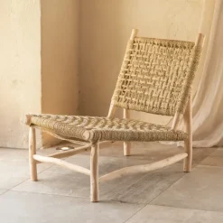 Fauteuil Lounge ajouré bohème