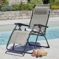 Fauteuil relax inclinable de jardin