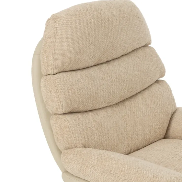 Fauteuil relax pivotant et repose pied