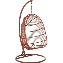Fauteuil suspendu acier et corde