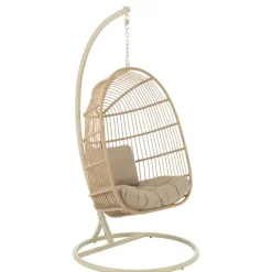 Fauteuil suspendu acier et corde