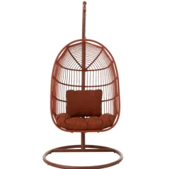Fauteuil suspendu acier et corde