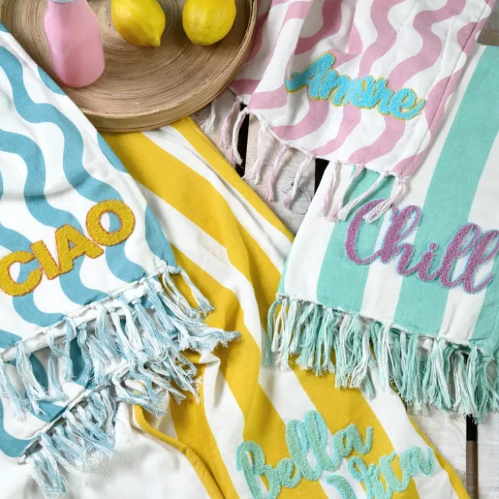 Fouta doublée éponge "CIAO"