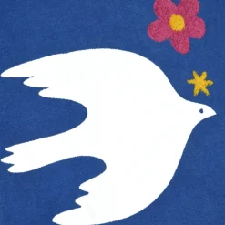 Fouta légère motif oiseau