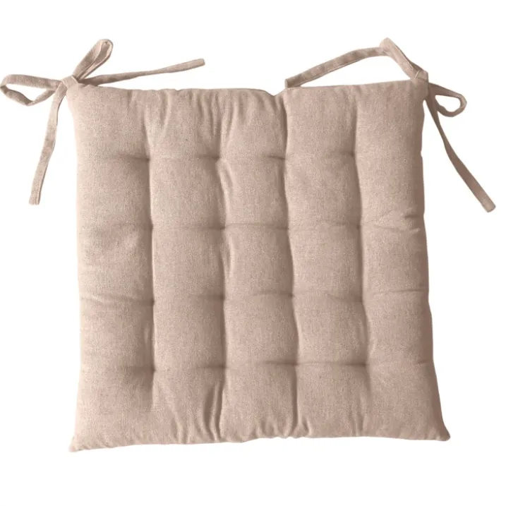 Galette de chaise en coton recyclé