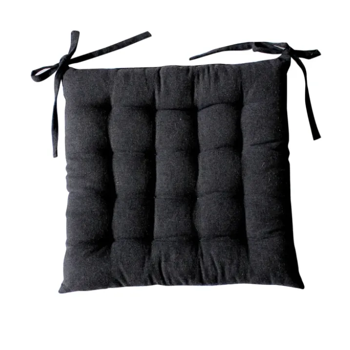 Galette de chaise en coton recyclé