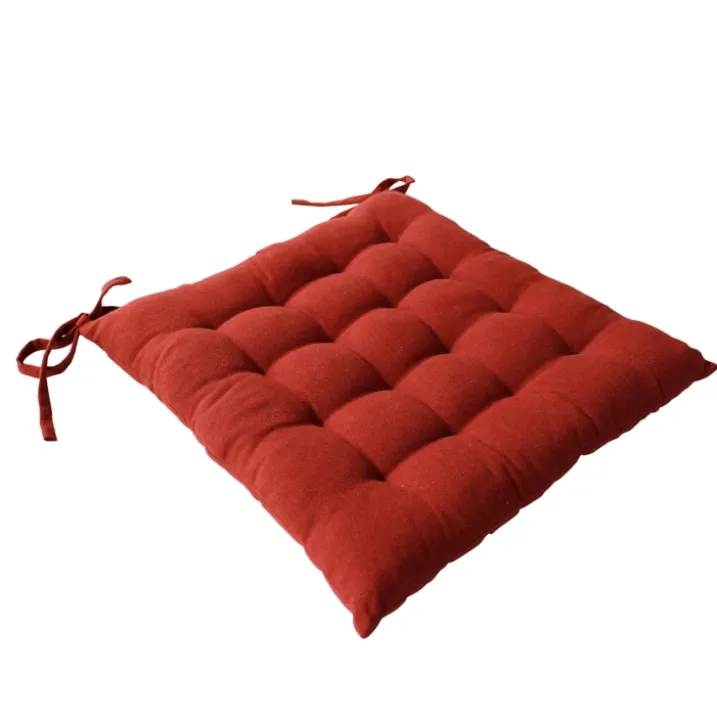 Galette de chaise en coton recyclé
