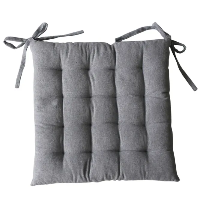 Galette de chaise en coton recyclé