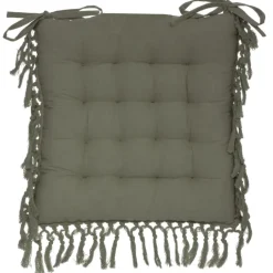 Galette de chaise en macramé
