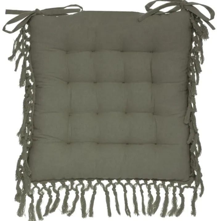 Galette de chaise en macramé