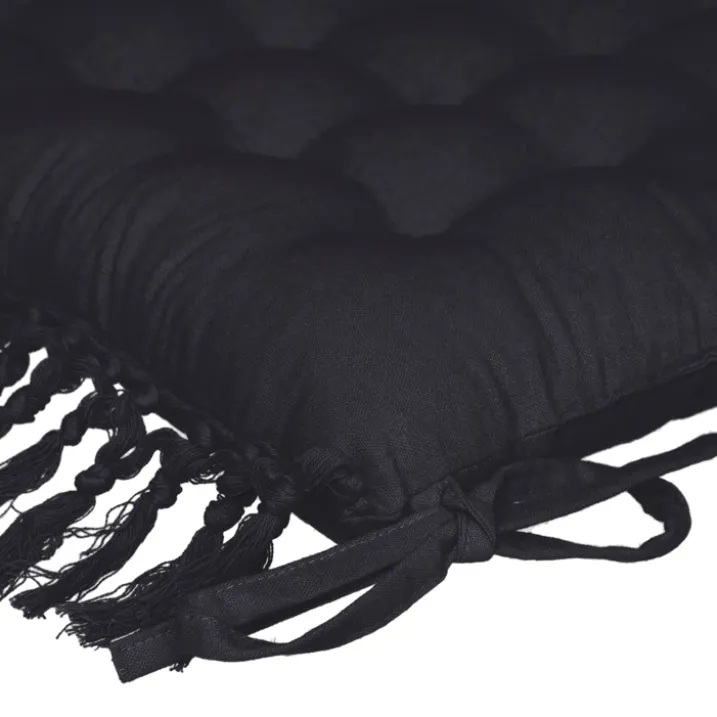 Galette de chaise en macramé