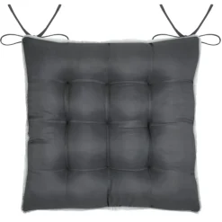 Galette de chaise imitation fourrure