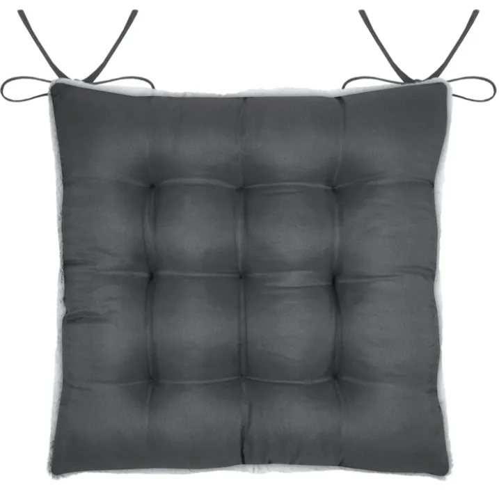 Galette de chaise imitation fourrure
