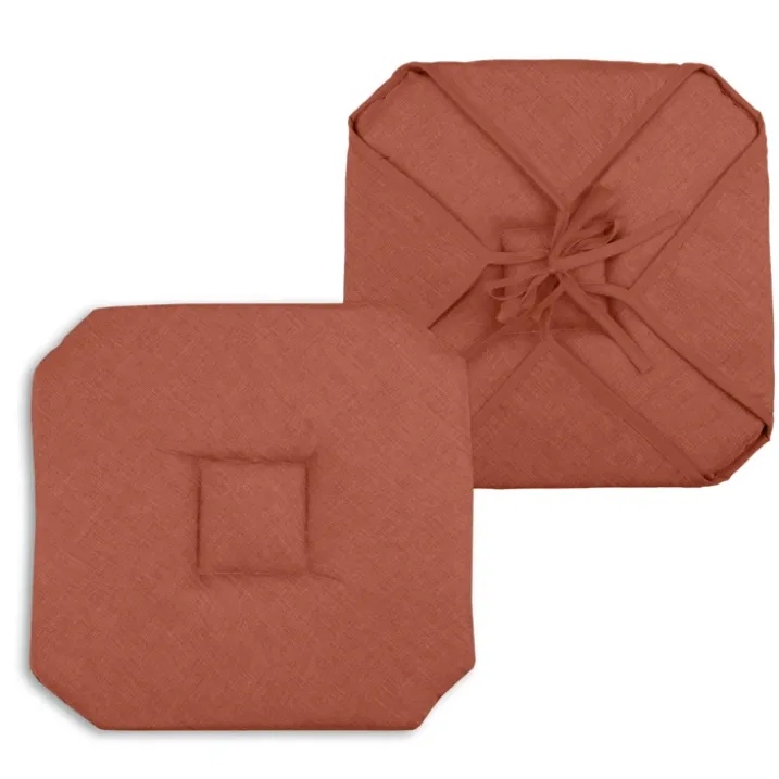 Galette de chaise italienne et unie