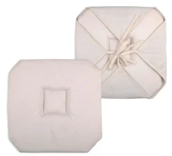 Galette de chaise italienne et unie