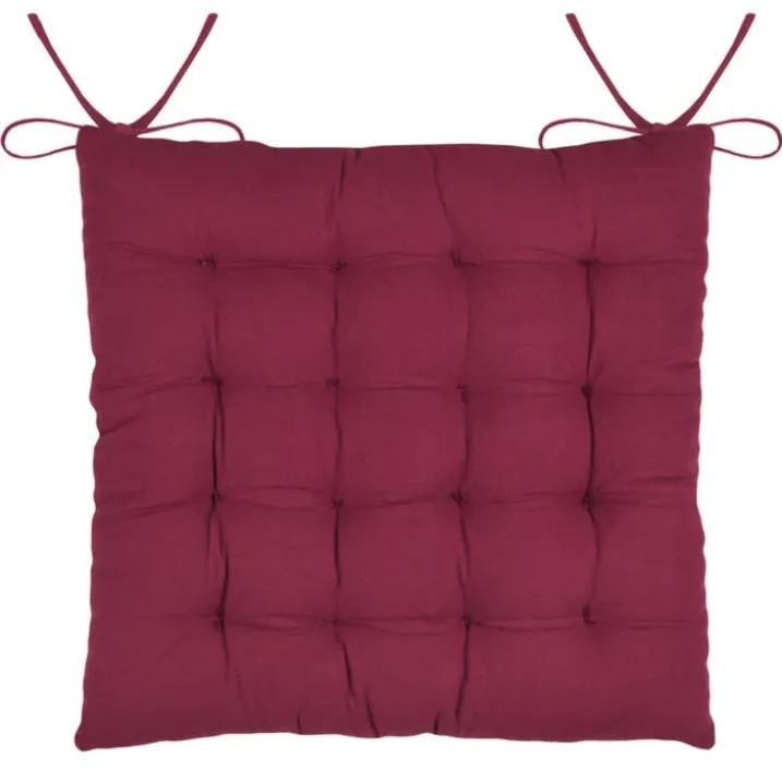 Galette de chaise motif fleurs