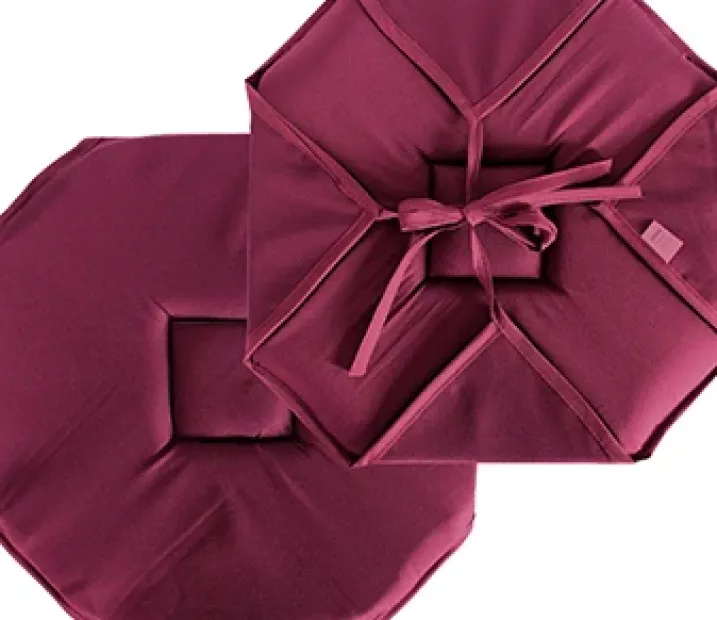 Galette de chaise à rabats et nouettes