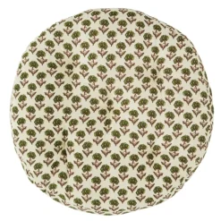 Galette de chaise ronde 100% coton végétal MADAM STOLTZ