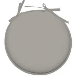 Galette de chaise ronde unie aux multiples couleurs