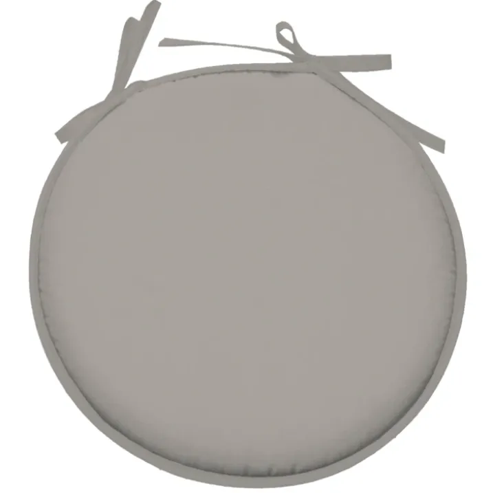 Galette de chaise ronde unie aux multiples couleurs