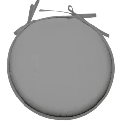 Galette de chaise ronde unie aux multiples couleurs