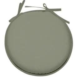 Galette de chaise ronde unie aux multiples couleurs