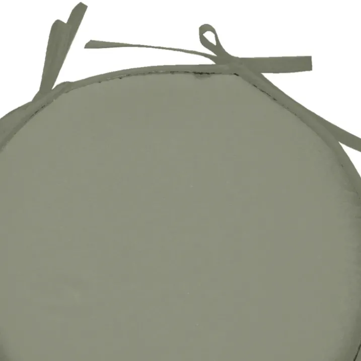 Galette de chaise ronde unie aux multiples couleurs