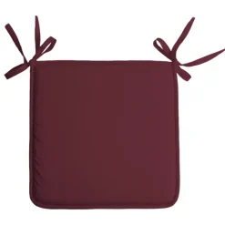 Galette de chaise unie aux multiples couleurs