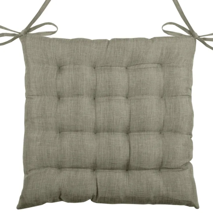Galette de chaise unie en 16 points