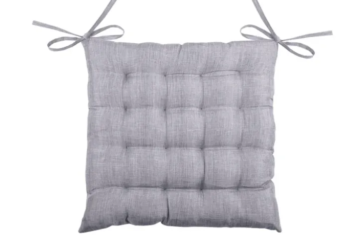 Galette de chaise unie en 16 points