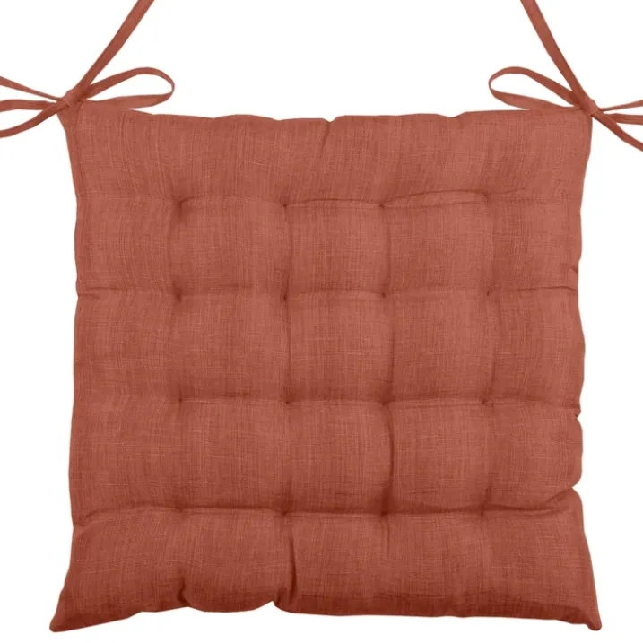 Galette de chaise unie en 16 points