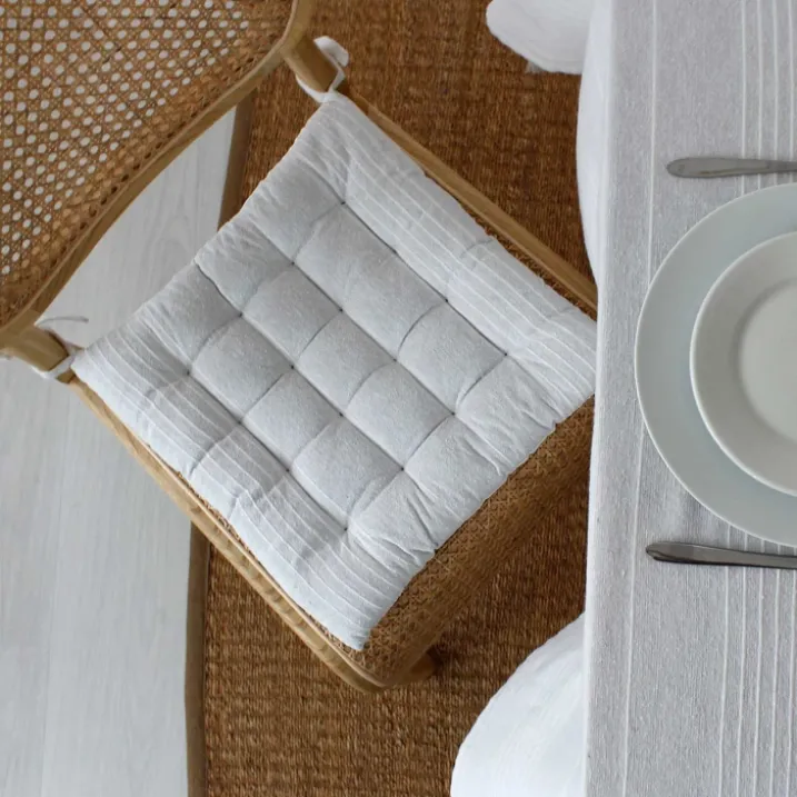 Galette piquée en coton recyclé