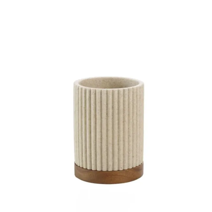 Gobelet salle de bain accacia