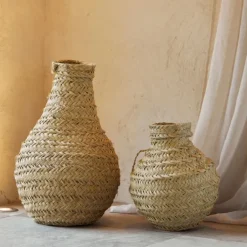 Grand panier déco amphore
