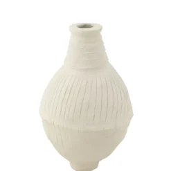 Grand vase décoratif en papier mâché