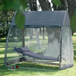 Hamac balancelle avec moustiquaire zippée
